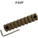 Gotical M-Lok Rail Sections Kit - 5-Pack 5-Slot to 13-Slot Weaver Segment Mount - Lightweight Tan Hunting Accessories - Buy Online on GoSupps.com