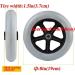 Wheelchair Wheels Wheelchair Front Castor Wheelchair Front Wheel 8 inch Wheelchair Wheel Casters 1 pair Wheelchair Wheel Replacement Non-inflatable Wheel - Buy Online on GoSupps.com