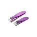 UNbit Nail Clipper Purple Nail Art Clipper Carbon Steel Pedicure Scissors Trimmer Nails Cuticle Clipper Manicure Edge Cutter Scissor Nail Tool