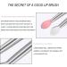 Silicone Mini Lip Brush Set - 4 Pcs Portable & Reusable Lip Applicator Brushes - Buy Online on GoSupps.com