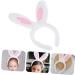MAGICLULU Headband Animal Decor Stuffed Bunnies Easter Bunny Ears Dress for Girl Stuffed Bunny for Hair Bands Tiara Girl Hair Accessory White Decorations Women's Plush Rabbit Ears 28X13CM White - Buy Online on GoSupps.com