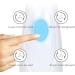 USB Rechargeable Multi-Function Facial Cleansing Brush - Silicone Face Brush with Sonic Technology - Buy Online on GoSupps.com
