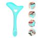 IOSPKKIO Eyeliner-template wing tips silicone-eye-help multifunction lipstick face cream reusable silicone-eye-based tool (blue)