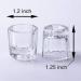2 Pack Clear Glass Dappen Dish Cups for Nail Art Acrylic Liquid - Acrylic Powder & Monomer Holder - Buy Online on GoSupps.com