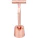 Double Blade Razor | Men's Safety Razor with Ergonomic Zinc Alloy Brass Handle | Travel & Home Use (Copper) - Buy Online on GoSupps.com