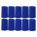 WOIWO 10 Pieces Blue Finger Sleeves Sports Elastic Finger Sleeve Support Protector for Volleyball Basketball Badminton Baseball Tennis Boating Gym