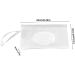 Wet Wipe Pouch Travel Wipes Case Reusable Refillable Wet Wipe Bag Portable Wet Wipe Dispenser Bag Travel Wipes Dispenser Wipe Pouches Reusable Travel Baby Wipes Dispenser Carrying Pouch White - Buy Online on GoSupps.com