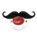 Vincenten Mustache Pacifier for Toddlers | Cute & Novelty Beard Soother | Safe & Soft for Babies - Unisex - Buy Online on GoSupps.com