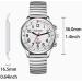 Hearkent Talking Watch for Women | Ideal for Blind Seniors | Loud Voice | Speaks German | Stylish Silver Design | International Shipping Available - Buy Online on GoSupps.com