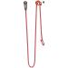 PETZL Unisex Adult Dual Connect Adjust Self-Belay Lanyard Orange 95cm