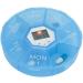 Brrnoo Automatic Medication Reminder with Timer | 7-Day Pill Organizer with Backlight - Blue - Buy Online on GoSupps.com