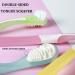 Bailey Double-Sided Tongue Cleaner Scraper - Silicone Brush for Effective Tongue Cleaning & Oral Care - Buy Online on GoSupps.com