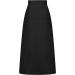 ToddlBy Ladies Summer Solid Cotton and Half Length Slit Hip Midwaist Dress 1920s Plus Size Dresses for Women (Black XL) Black X-Large - Buy Online on GoSupps.com