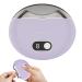 Electric Nail Cutter Auto Kid's Electric Nail File with Nail Shavings Box Auto Nail File for Men with Ultra Quiet 3-Speed Rechargeable UV Lamp Beads Aezon Nail Grinder Purple