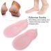 Moisturizing Silicone Gel Socks for Plantar Fasciitis Relief | Anti-Crack Foot Care Tool (L-Rosa) - Buy Online on GoSupps.com
