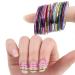 Haobase 30pcs Mixed Color Nail Art Striping Tape - Decorative Stickers for Natural & Artificial Nails - International Shipping Available - Buy Online on GoSupps.com