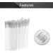 Utoolmart Makeup Disposable Lip Plastic Cement Brush Wands Applicator Lip Gloss Tools Lipstick Applicator Wands 100pcs - Buy Online on GoSupps.com