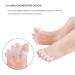 Toe Separator Silicone - Hallux Valgus Toe Spreader for Pain Relief | 2 Pairs for Overlapping Toes Hammer Toes & Calluses - Buy Online on GoSupps.com