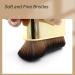Siren Makeup Brush Pro Siren Brush Foundation Brush for Liquid Makeup Foundation Makeup Brush Body Lotion Brush Quick Makeup Tool Wave Shape Fit Skin Cream or Flawless Powder Cosmetics (gold) Golden - Buy Online on GoSupps.com
