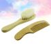 STAHAD Baby Grooming Kit - Anti-static Massage Bath Comb & Detangling Brush for Newborns - Wooden Shower Spa Set for Toddlers - Buy Online on GoSupps.com