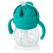 OXO Tot 6 Ounce Transitions Straw Cup with Removable Handles - Teal Transition Straw Cups