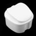 Qanyegn White Dental Prosthesis Storage Box | Teeth Organizer with Filter Sieve for Braces & Dentures - Ideal for Clean & Store - Buy Online on GoSupps.com
