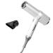 Amagogo High Speed Hair Dryer Hair Tool Fast Drying Multipurpose Hair Styling Tool with Nozzle for Home Use Travel Hotel Salon Dorm White 1 Nozzle