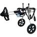 Pet Supplies Aluminum Pet Wheelchair Dog Leg Bracket Support Dog Cart Adjustable 2 Wheel Dog Wheelchair Mobility Aid for Pets XX-Large