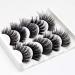 Desikixudy 3D-55(Mixed) Soft And Comfortable Cotton Thread Stem Stereo Multi-Layer Eyelashes Fiber False Eyelashes - Buy Online on GoSupps.com