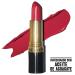 Revlon Super Lustrous Lipstick in Love That Red/Coral - Pack of 2, 0.70 oz. Moisturizing Formula with Vitamin E & Avocado Oil - Reds & Corals 725 - Buy Online on GoSupps.com