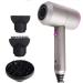 Hair Dryer Professional Ionic Hairdryer 2000W Salon Fast Drying Blow Dryers 3 Heat Settings Low Noise Blow Dryers Powerful AC Motor with 2 Nozzle and Diffuser for Home and Salon Men and Women Small