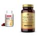 Jarrow Formulas MK7 Promotes Bone Health 90 mcg 120 Softgels & Solgar Vitamin D3 (Cholecalciferol) 125 mcg (5000 IU) 240 Vegetable Capsules - Helps Maintain MK-7 + Vitamin D Capsules 240 Capsules Unflavored 120 Serving