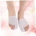 White Gel Toe Separator - 1 Pair Toe Spacer for Bunions - Thumb Head Gel Splitter - Bunions Toe Separator - Buy Online on GoSupps.com