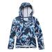 Columbia Girls' Super Tidal Hoodie Atoll Hidden Paradise Large