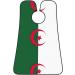 Flag of Algeria Print Beard Bib Apron for Men | Beard Hair Catcher & Trimming Cape Cloth - Black - Buy Online on GoSupps.com