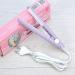 Hair Straightener Electric Mini Smooth Curler Hair Straightening 2 in 1 Ceramic Tourmaline Plate Beauty Flat Iron Heater(#5)