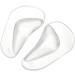 2 Pairs/Set Silicone Arch Support Cushion Insoles for Foot Pain Relief (Clear) - Buy Online on GoSupps.com