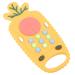 Remote Control Teething Toy  Soft Silicone Baby Chew Toys Relieve Sore Gums Versatile Enhances Oral Fit Reusable for Boys for Daily(Pineapple Model)