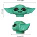 ZMOOPE 2022 Yoda Toothpaste Caps Dispenser - Fun Toothpaste Squeezer for Kids & Adults Perfect Gift for Film Fans - Green - Buy Online on GoSupps.com