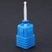 Ceramic Nail Drill Bit Set for Manicure & Pedicure | Cylinder Shape Grinding Head with Display Base - White 02 - Buy Online on GoSupps.com