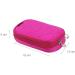 Premium Hot Pink Make-Up Bag for Women | 2 Layer Travel Kit Organizer with Mirror & Brush Pockets | Professional Cosmetic Case - Buy Online on GoSupps.com