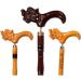 WoodeCane Solid Walking Stick WoodeCane Walking Stick Solid Wood Engraving Faucet Handle Walking Stick Old MaCrutches Walker for Elderly Se Run forward - Buy Online on GoSupps.com