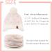 XIAOHAWANG Knitted Baby Hat Winter - Warm Beanie with Fleece Lining for Toddlers (4-7 Years) - White Hat+Scarf Set - Buy Online on GoSupps.com