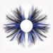 Dorisue Halloween eyelashes Double Lip Black with Blue Big Extra Long Feather eyelashes Long and Thick Exaggerated False Eyelashes Extension for Women Girls Cosplay Fancy Ball Halloween (Blue) - Buy Online on GoSupps.com