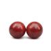 JeCompris 2st hand massage devices for stress relief wooden ball massage balls for the hands wood craft ball chinese stress baoding balls no bell play handhuffs handheld vietnam 6*6cm as shown