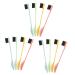 FRCOLOR 12 Pcs Double Ended Eyebrow Brush Hairline Brush Hairbrushes Lash Tool Styling Comb Teeth Dual Eye Lash Combs Hair Line Comb Eyebrow Brush Combs Multipurpose Abs Eyebrow Comb