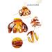 Fenteer Brown Octopus Hair Clip for Women | Stylish Hair Grabber Hairpin & Claw Clip Jewelry - Buy Online on GoSupps.com