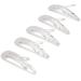Juvale Snap Hair Clips for Women Girls (60 Count) 3 Inches Silver