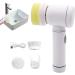 MONEY MONEY Cordless Scrubbers for Cleaning - Electric Cleaning Brush with 2 Replaceable Brush Heads Power Shower Scrubber Bathroom Scrubber for Kitchen Bathroom Tile Floor - Buy Online on GoSupps.com