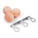 Sauna niter Himalayan salt balls with stainless steel wall bracket - natural air purifier and salt therapy for the sauna (3 pieces with wall bracket)
